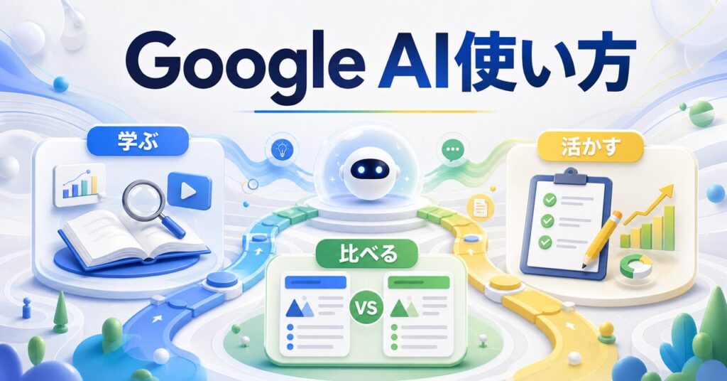 Google AIの使い方ガイドのアイキャッチ画像