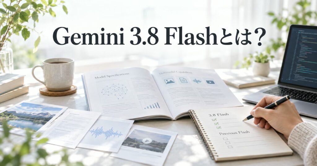 Gemini 3.8 Flashとは？できること・制限・旧世代Flashとの違い