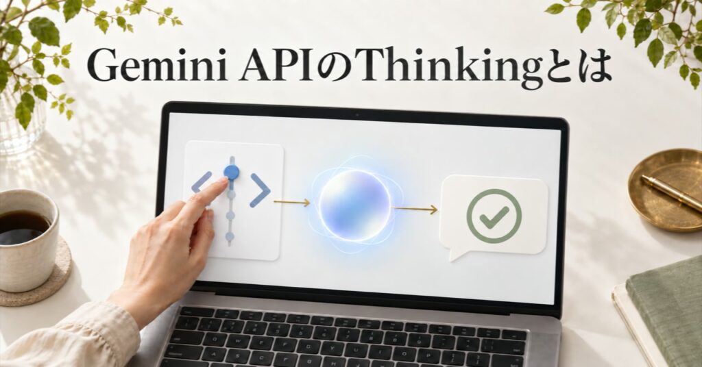 Gemini APIのThinkingとは｜使い方・料金・モデル対応表