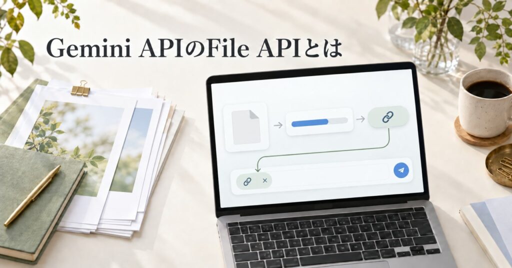 Gemini APIのFile APIとは｜使い方・保存期間・料金